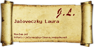 Jaloveczky Laura névjegykártya